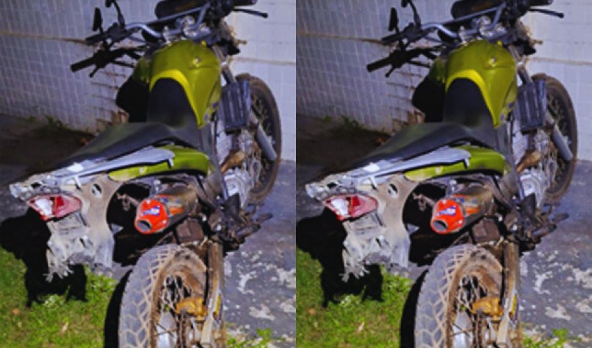 Moto furtada de policial militar em Salvador é recuperada por policiais da CETO no Verdes Horizontes