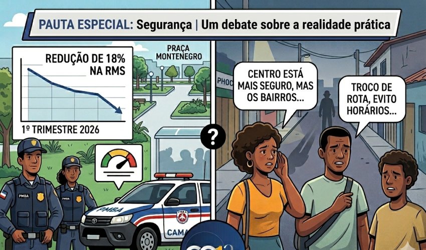 Segurança em Camaçari: entre a queda nas estatísticas e o desafio da percepção real