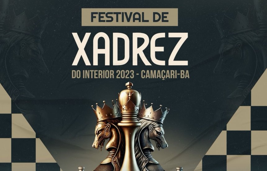 Camaçari recebe Festival de Xadrez do Interior no próximo domingo (03)