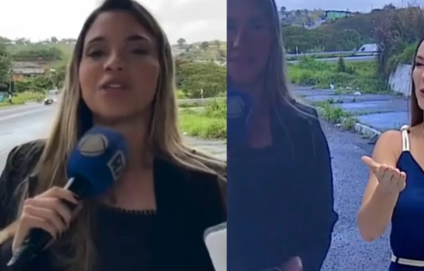 Repórter da Record Bahia entra em trabalho de parto ao vivo durante ...